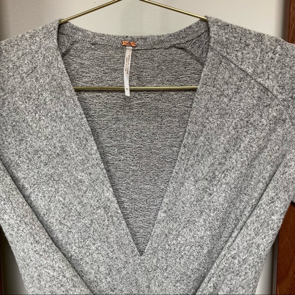 Free People Ginger Cozy Tie Front Sweater Dress - Picture 4 of 8